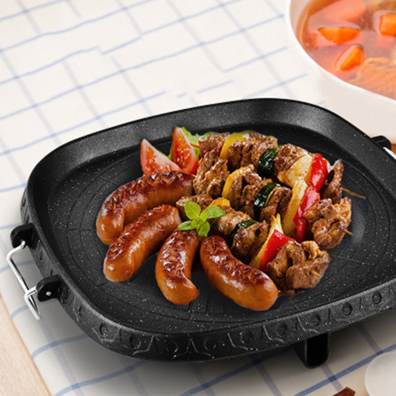 Square Nonstick Korean Grill P - đánh giá và giá Korean Bbq Grill