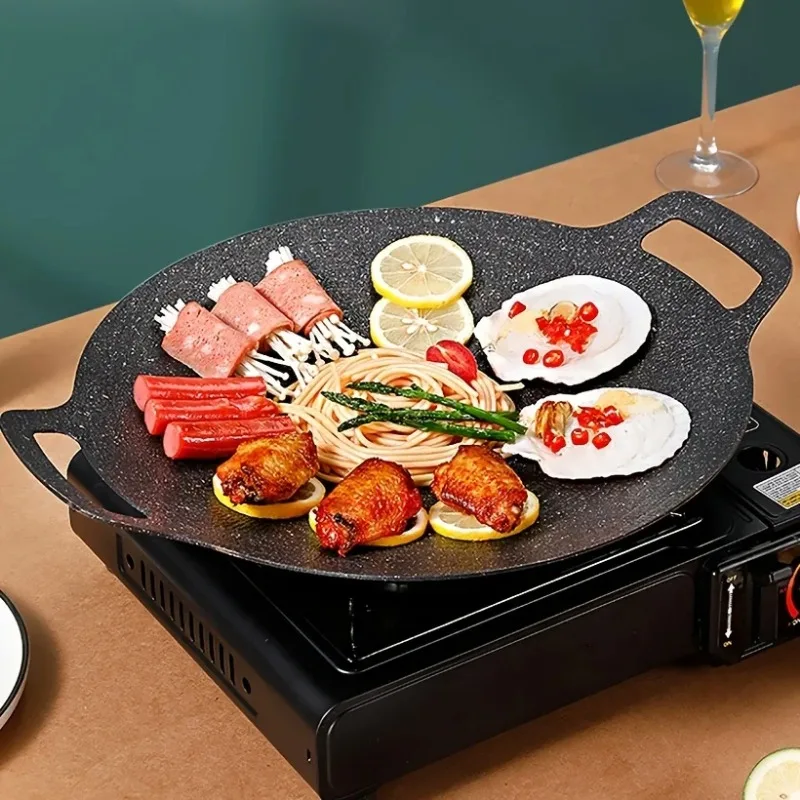 Non-stick Roasting Pan Cast Ir - đánh giá và giá Korean Bbq Grill